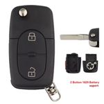 Auto si Moto - Electronice auto - Accesorii electronice auto - Carcasa cheie auto Techstar 2 butoane compatibila VW Golf MK4, Passat B5, Bora 1998–2001 – lama - Infinity.ro