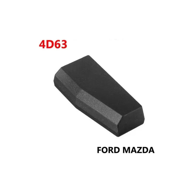 Auto si Moto - Electronice auto - Accesorii electronice auto - Cip Transponder Auto Aftermarket 4D63 ID63 80Bit (4D83 / ID83) – Compatibil Ford si Mazda, Blank, Tip Carbon - Infinity.ro
