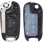 Auto si Moto - Electronice auto - Accesorii electronice auto - Carcasa Cheie Auto Techstar tip Flip cu 2 Butoane , Lama SX9 pentru Opel Astra K 2015-2019 - Infinity.ro