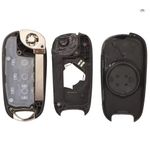 Auto si Moto - Electronice auto - Accesorii electronice auto - Carcasa Cheie Auto Techstar tip Flip cu 3 Butoane si Lama SX9 pentru Opel Astra K 2015-2019 - Infinity.ro