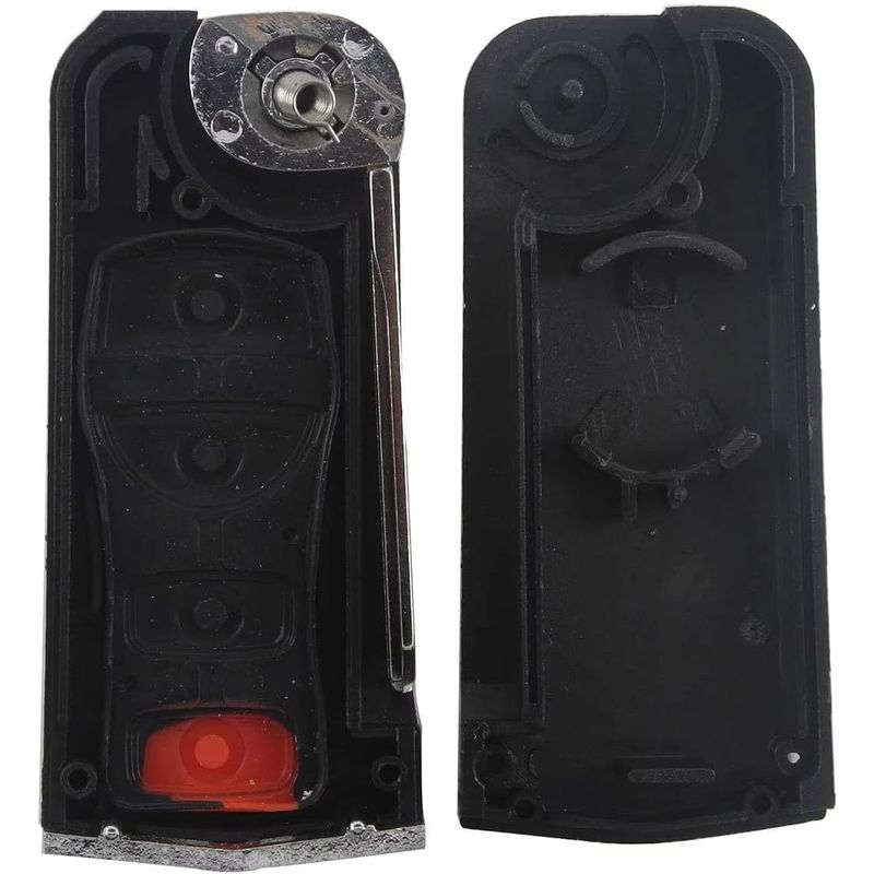 Auto si Moto - Electronice auto - Accesorii electronice auto - Carcasa Cheie Auto Techstar pentru Infiniti FX35 2003-2009, QX4, Nissan Murano, cu 4 Butoane, tip Flip Briceag - Infinity.ro