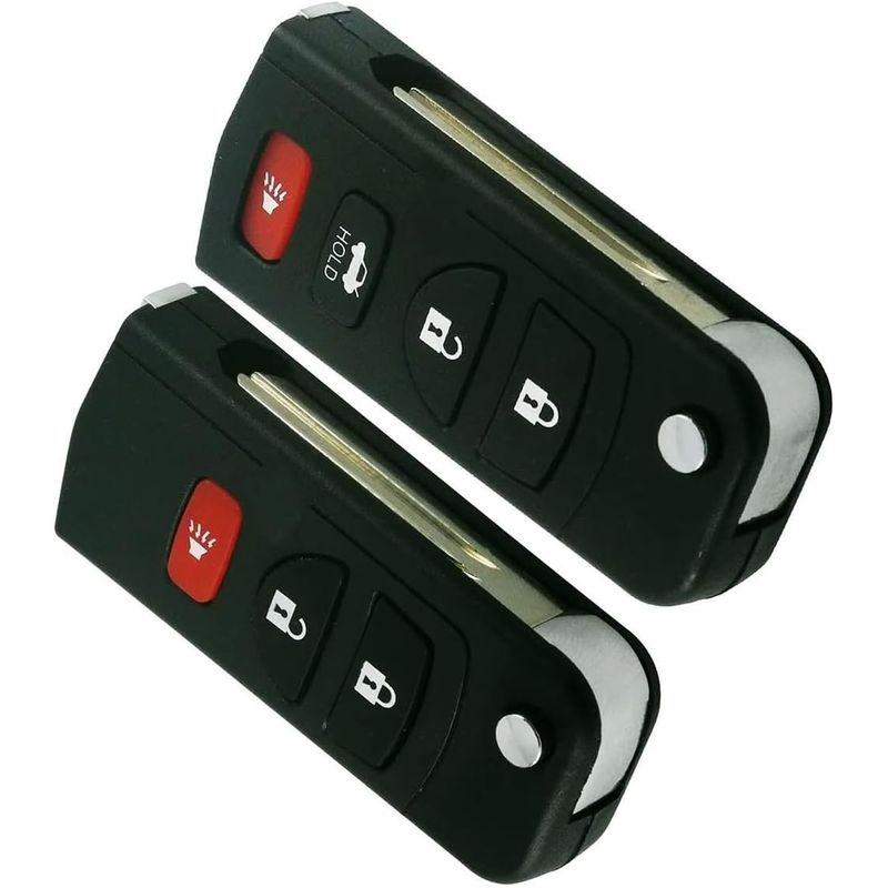 Auto si Moto - Electronice auto - Accesorii electronice auto - Carcasa Cheie Auto Techstar pentru Infiniti FX35 2003-2009, QX4, Nissan Murano, cu 4 Butoane, tip Flip Briceag - Infinity.ro