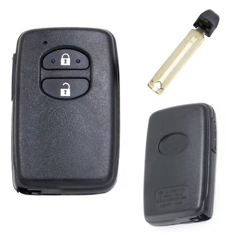 Auto si Moto - Electronice auto - Accesorii electronice auto - Carcasa cheie auto Techstar® 2 butoane compatibila Toyota Prius XW30 (2009–2012) – proximity, lama TOY40 - Infinity.ro