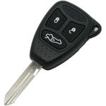 Auto si Moto - Electronice auto - Accesorii electronice auto - Carcasa cheie Techstar® 3 butoane pentru Chrysler 300C, Dodge, Jeep – compatibila lama CY24 (2005–2008) - Infinity.ro