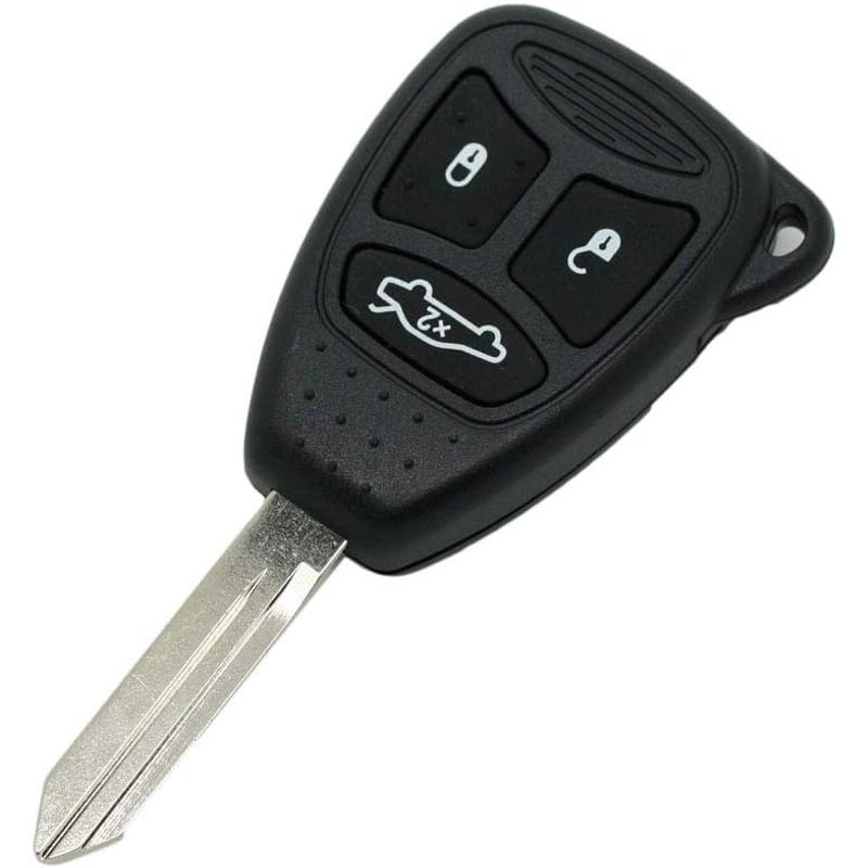 Auto si Moto - Electronice auto - Accesorii electronice auto - Carcasa cheie Techstar® 3 butoane pentru Chrysler 300C, Dodge, Jeep – compatibila lama CY24 (2005–2008) - Infinity.ro