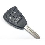 Auto si Moto - Electronice auto - Accesorii electronice auto - Carcasa cheie Techstar® 3 butoane pentru Chrysler 300C, Dodge, Jeep – compatibila lama CY24 (2005–2008) - Infinity.ro