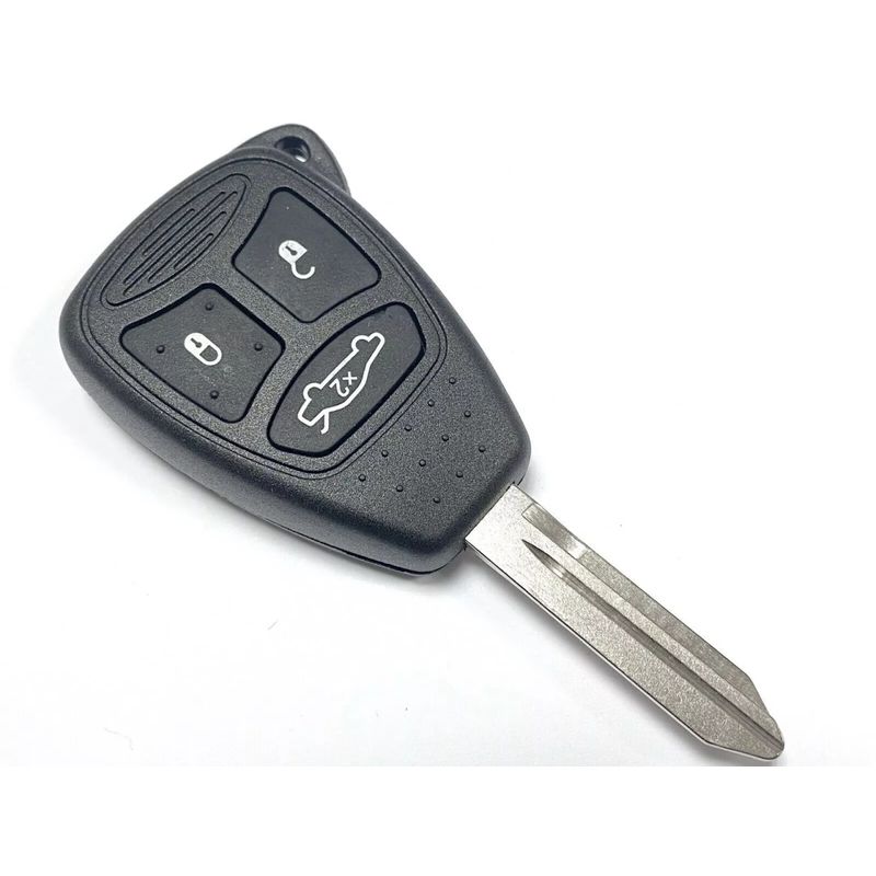 Auto si Moto - Electronice auto - Accesorii electronice auto - Carcasa cheie Techstar® 3 butoane pentru Chrysler 300C, Dodge, Jeep – compatibila lama CY24 (2005–2008) - Infinity.ro