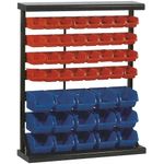Casa si Gradina - Constructii - Depozitare, transport si protectie - Organizatoare si cutii scule - Raft organizator pentru suruburi si accesorii 1150x940x30mm, 32 cutii mici si 15 cutii mari - Infinity.ro