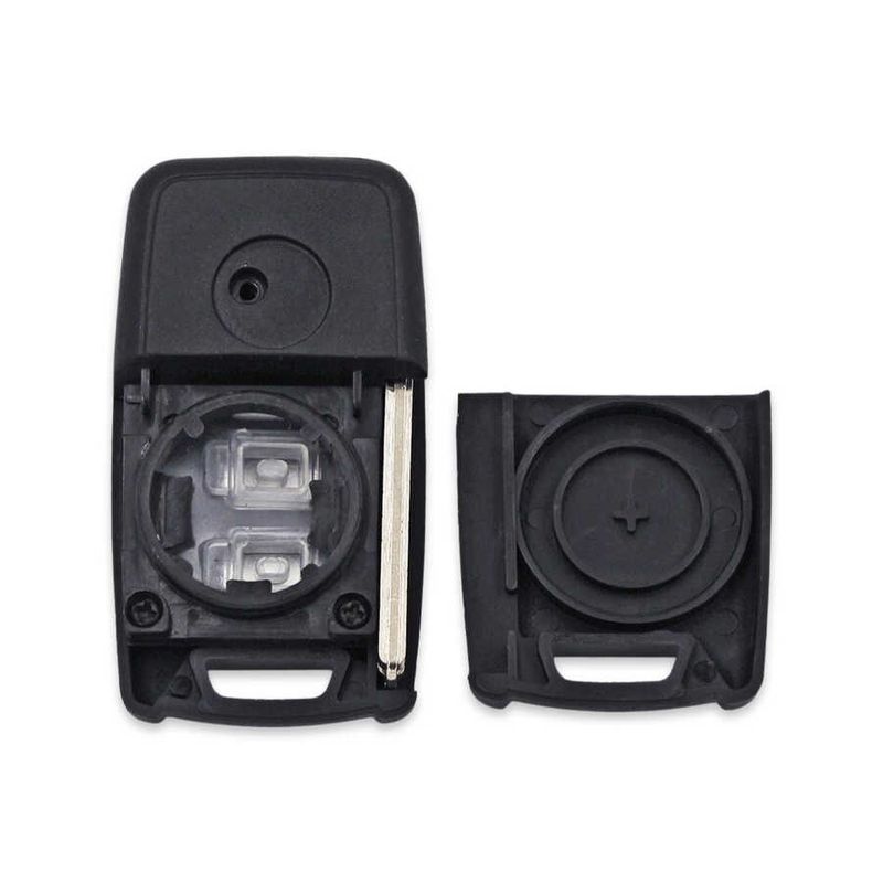 Auto si Moto - Electronice auto - Accesorii electronice auto - Carcasa cheie auto Techstar flip cu 3 butoane compatibila SsangYong Korando C200 – lama TOY48 - Infinity.ro