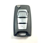 Auto si Moto - Electronice auto - Accesorii electronice auto - Carcasa cheie auto Techstar flip cu 3 butoane compatibila SsangYong Korando C200 – lama TOY48 - Infinity.ro