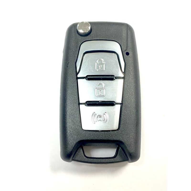Auto si Moto - Electronice auto - Accesorii electronice auto - Carcasa cheie auto Techstar flip cu 3 butoane compatibila SsangYong Korando C200 – lama TOY48 - Infinity.ro