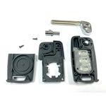 Auto si Moto - Electronice auto - Accesorii electronice auto - Carcasa cheie auto Techstar flip cu 3 butoane compatibila SsangYong Korando C200 – lama TOY48 - Infinity.ro