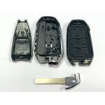 Auto si Moto - Electronice auto - Accesorii electronice auto - Carcasa cheie auto Techstar 3 butoane compatibila Citroen C2, C3, C4, C5, Berlingo, Jumper, Jumpy, Xsara – lama HU83 - Infinity.ro