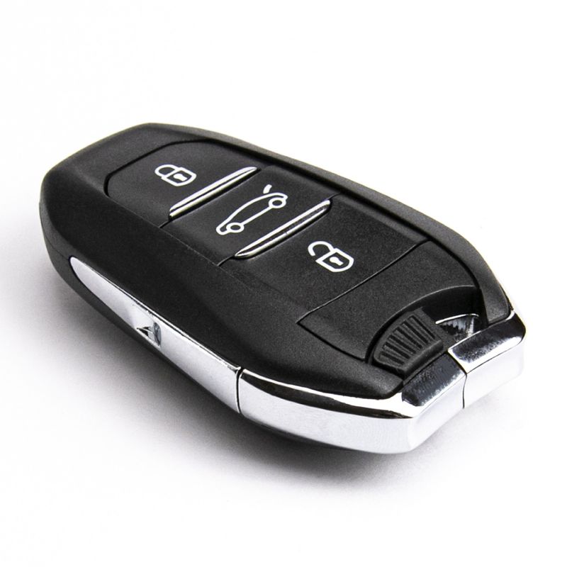 Auto si Moto - Electronice auto - Accesorii electronice auto - Carcasa cheie auto Techstar 3 butoane compatibila Citroen C2, C3, C4, C5, Berlingo, Jumper, Jumpy, Xsara – lama HU83 - Infinity.ro