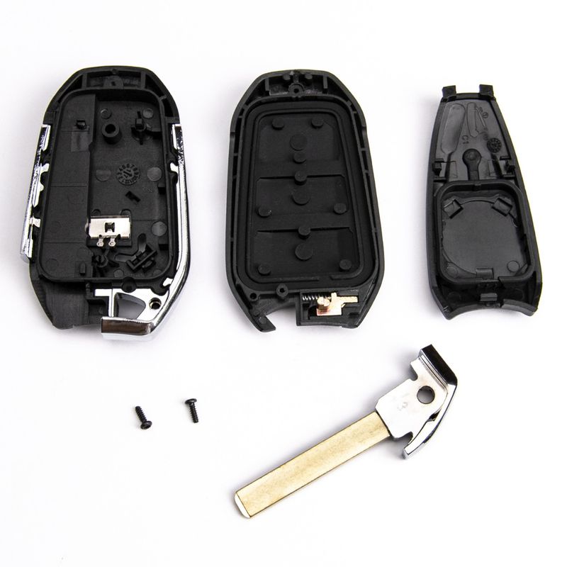 Auto si Moto - Electronice auto - Accesorii electronice auto - Carcasa cheie auto Techstar 3 butoane compatibila Citroen C2, C3, C4, C5, Berlingo, Jumper, Jumpy, Xsara – lama HU83 - Infinity.ro