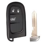 Auto si Moto - Electronice auto - Accesorii electronice auto - Carcasa cheie auto Techstar compatibila Jeep Cherokee, Dodge RAM, Durango, Chrysler – cu lama netaiata - Infinity.ro