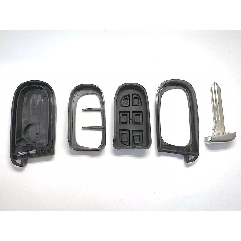 Auto si Moto - Electronice auto - Accesorii electronice auto - Carcasa cheie auto Techstar compatibila Jeep Cherokee, Dodge RAM, Durango, Chrysler – cu lama netaiata - Infinity.ro