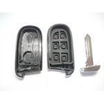 Auto si Moto - Electronice auto - Accesorii electronice auto - Carcasa cheie auto Techstar compatibila Jeep Cherokee, Dodge RAM, Durango, Chrysler – cu lama netaiata - Infinity.ro