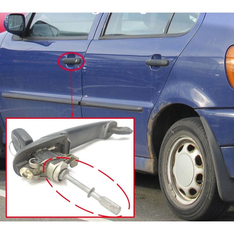 Auto si Moto - Reparatii si depanare - Scule auto - Scule si truse auto - Kit reparatie incuietoare yala usa auto Techstar, compatibil VW Polo Classic 6KV, Caddy 9K, Seat - Infinity.ro