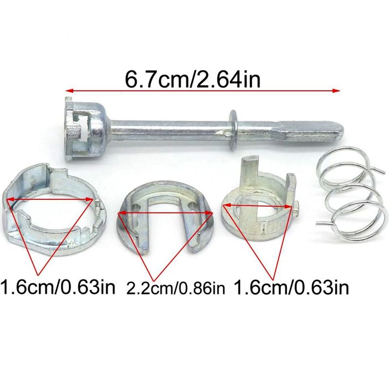 Auto si Moto - Reparatii si depanare - Scule auto - Scule si truse auto - Kit reparatie incuietoare yala usa auto Techstar, compatibil VW Polo Classic 6KV, Caddy 9K, Seat - Infinity.ro