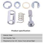 Auto si Moto - Reparatii si depanare - Scule auto - Scule si truse auto - Kit Reparatie Incuietoare Yala Usa Fata Techstar, Compatibil VW Golf 4 (1997-2006), Bora - Infinity.ro
