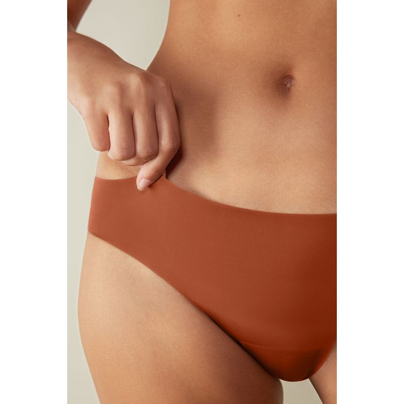 Fashion, accesorii si bijuterii - Femei - Lenjerie si pijamale femei - Lenjerie intima femei - Chiloti Dama Emilia, Talie joasa, Fara cusaturi, Maro Camel - Maro Camel, S - Infinity.ro