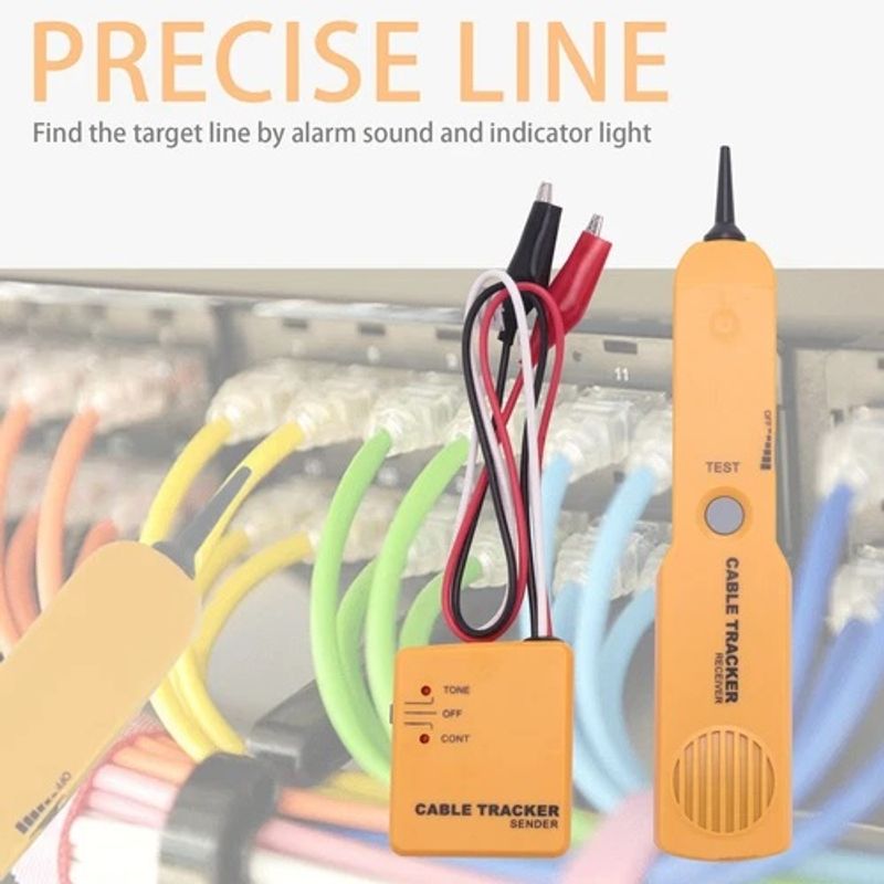 Auto si Moto - Reparatii si depanare - Scule auto - Scule si truse auto - Tracer si Tester continuitate de cabluri telefonice, retea si circuite Techstar RJ11/RJ45, - Infinity.ro