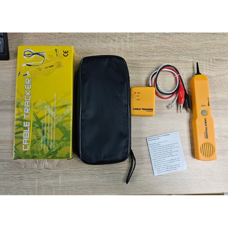 Auto si Moto - Reparatii si depanare - Scule auto - Scule si truse auto - Tracer si Tester continuitate de cabluri telefonice, retea si circuite Techstar RJ11/RJ45, - Infinity.ro