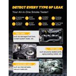 Auto si Moto - Reparatii si depanare - Scule auto - Scule si truse auto - Detector Scapari Fum Auto Techstar SD405, 12V, cu Pompa Incorporata, Reglaj Presiune, EVAP, Vacuum, - Infinity.ro