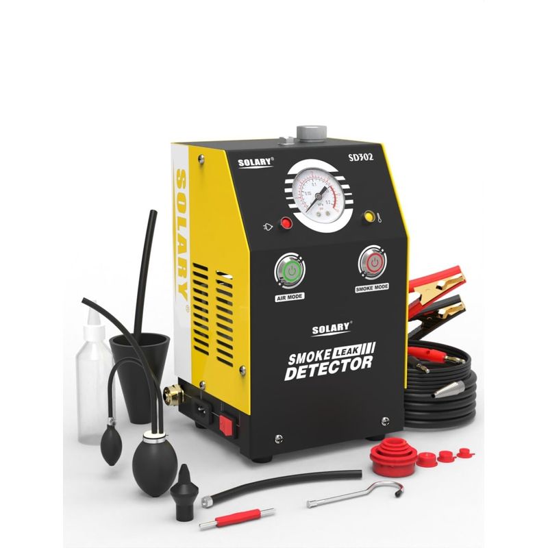 Auto si Moto - Reparatii si depanare - Scule auto - Scule si truse auto - Detector de Fum Auto EVAP Solary SD302, DC 12V, cu Pompa si Manometru, Detectare Scapari Vacuum, - Infinity.ro