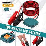 Auto si Moto - Reparatii si depanare - Scule auto - Scule si truse auto - Cablu Pornire Motor Auto cu Clesti si Adaptor pentru Baterii Makita 18V – Starter Portabil 1.8m, ABS, 8AWG, Fara Baterie - Infinity.ro