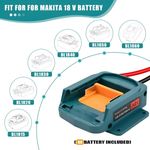 Auto si Moto - Reparatii si depanare - Scule auto - Scule si truse auto - Cablu Pornire Motor Auto cu Clesti si Adaptor pentru Baterii Makita 18V – Starter Portabil 1.8m, ABS, 8AWG, Fara Baterie - Infinity.ro