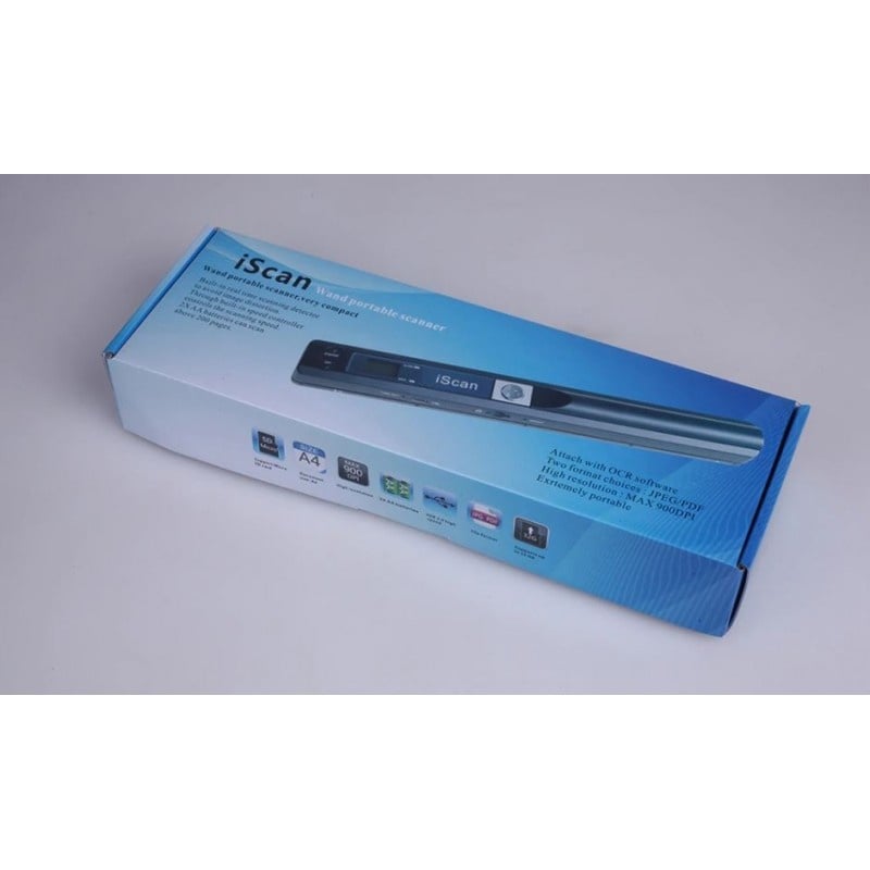Carti si Birotica - Carti - Accesorii pentru cititori - Scanner Portabil iScan Mini de 900DPI cu Ecran LCD, JPG/PDF, Tip A4, Carti, Reviste, - Infinity.ro