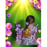 Jucarii, Copii si Bebe - Jucarii si jocuri - Jucarii & jocuri educative - Jucarii interactive - Aripi electrice zana Fairy Wings, sunet si lumina, mov multicolor, 3 ani+, confortabile - Infinity.ro