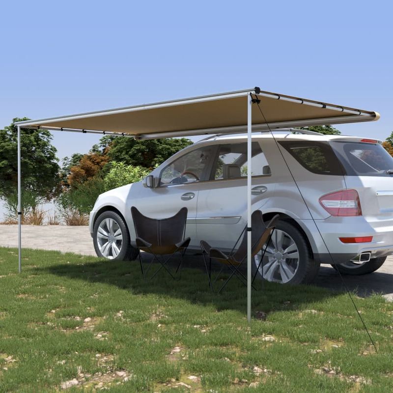 Sport si Outdoor - Camping - Corturi camping - Copertina pentru camping & rulote, bej, 4x2x2,15 m - Infinity.ro