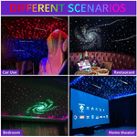 Auto si Moto - Electrice auto - Iluminare si semnalizare - Lumini ambientale - Kit Fibra Optica Plafon Instelat Auto 900 fibre TWINKLE si 10 Comete Incluse -120 fibre RGBW 1020 Fire lungime 3M - Infinity.ro