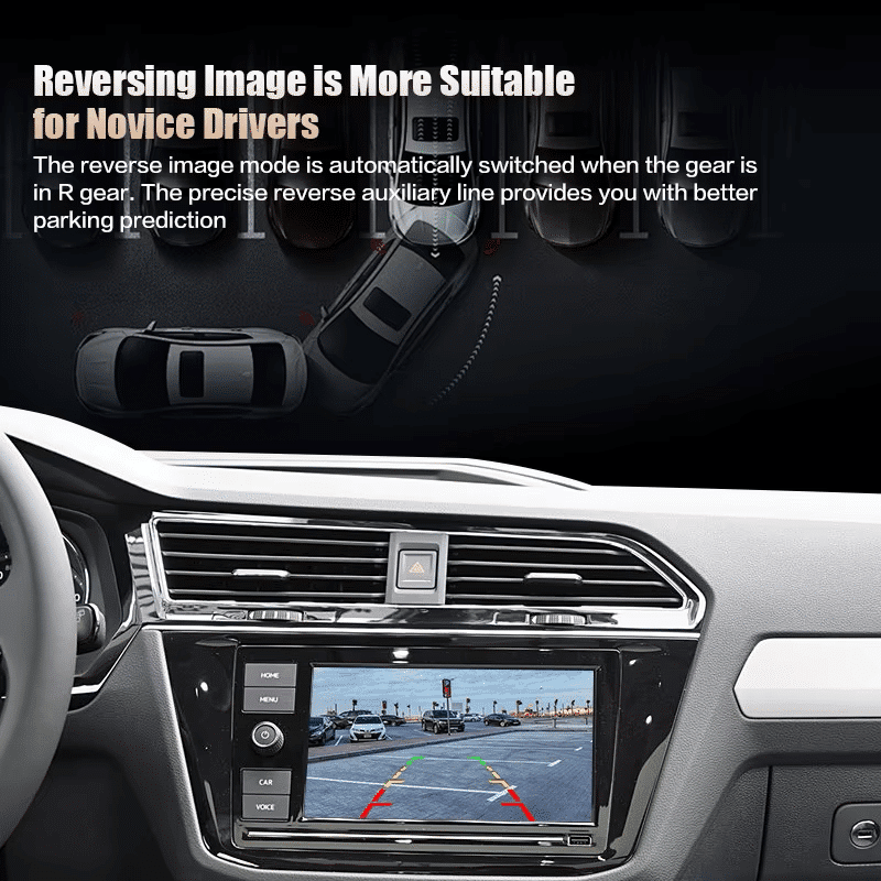 Auto si Moto - Electronice auto - Accesorii electronice auto - Camera De Marsarier Dedicata Audi A3 A4 A5 Q3 Q5 Si VW Passat B6 B7 Golf 6 Tiguan Touran Montaj In Maner Portbagaj - Infinity.ro