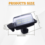 Auto si Moto - Electrice auto - Iluminare si semnalizare - Lumini ambientale - Set 2 Lampi LED Numar Inmatriculare Auto 6000K Canbus Mitsubishi Outlander Lancer Eclipse Peugeot 4007 ION Citroen - Infinity.ro