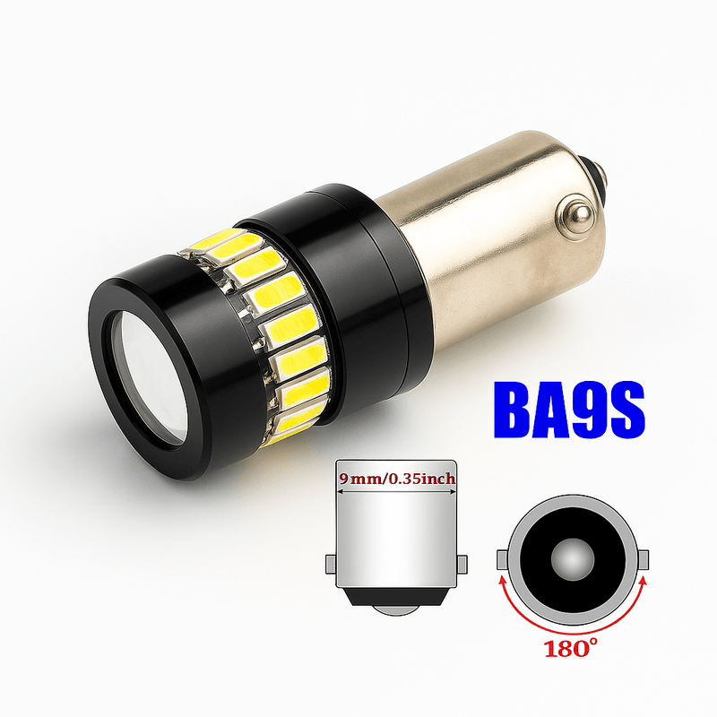 Auto si Moto - Electrice auto - Iluminare si semnalizare - Becuri auto - Bec LED Alb Rece soclu BAX9S H6W 9W Canbus DC12V-48V pentru Numar Inmatriculare, Plafon, Interior Auto, fara eroare - Infinity.ro