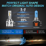 Auto si Moto - Electrice auto - Iluminare si semnalizare - Becuri auto - Set 2 Becuri LED Auto H15 30000LM DRL Faza Lunga Scurta 6000K Canbus Plug & Play IP68 Aluminiu, Canbus, fara eroare - Infinity.ro