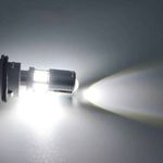 Auto si Moto - Electrice auto - Iluminare si semnalizare - Becuri auto - Bec LED Auto P21W BA15S 1156 cu Lupa si 60 LED-uri Culoare Alba 6000K pentru Marsarier DRL lumini de zi CANBUS 30W - Infinity.ro