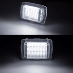 Auto si Moto - Electrice auto - Iluminare si semnalizare - Lumini ambientale - Set 2 Lampi LED Numar Auto Mercedes Benz W204 W221 W212 W222 BRABUS 18LED 2835 6500K Canbus, Fara Eroare - Infinity.ro