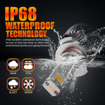 Auto si Moto - Electrice auto - Iluminare si semnalizare - Becuri auto - Set 2 Becuri Auto HIR2 9012 LED CSP 160W 3000K 4300K 6500K Galben-Alb Reglabil Din Aplicatie, 16000LM Canbus Fara Eroare - Infinity.ro