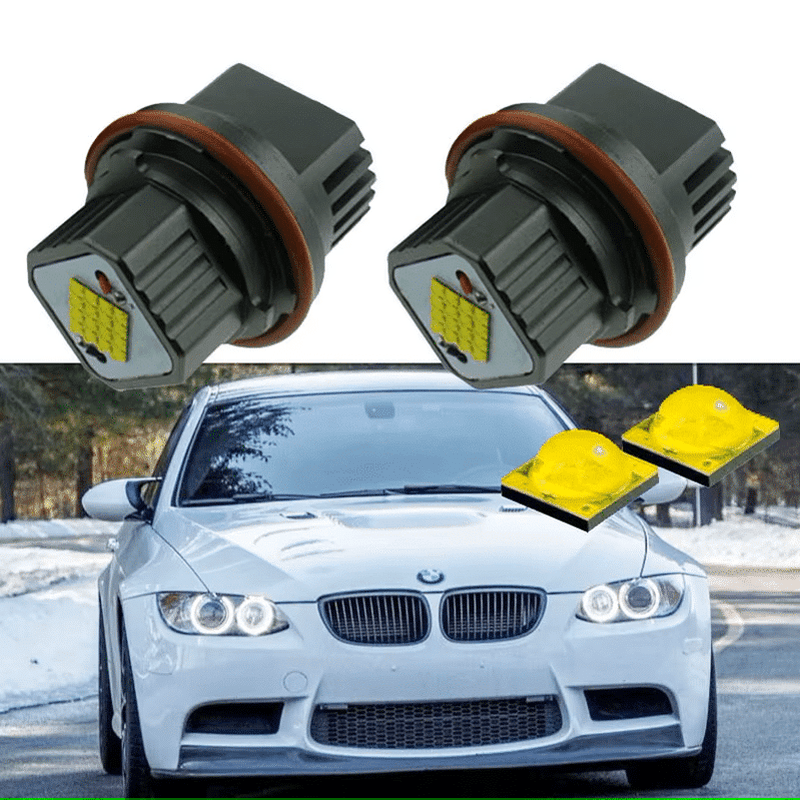 Auto si Moto - Electrice auto - Iluminare si semnalizare - Becuri auto - Set 2 Becuri LED Marker pentru Angel Eyes BMW 160W E83 E87 E60 E61 E53 E63 E64 E65 E66 - Lumina Alba 6000K Canbus - Infinity.ro