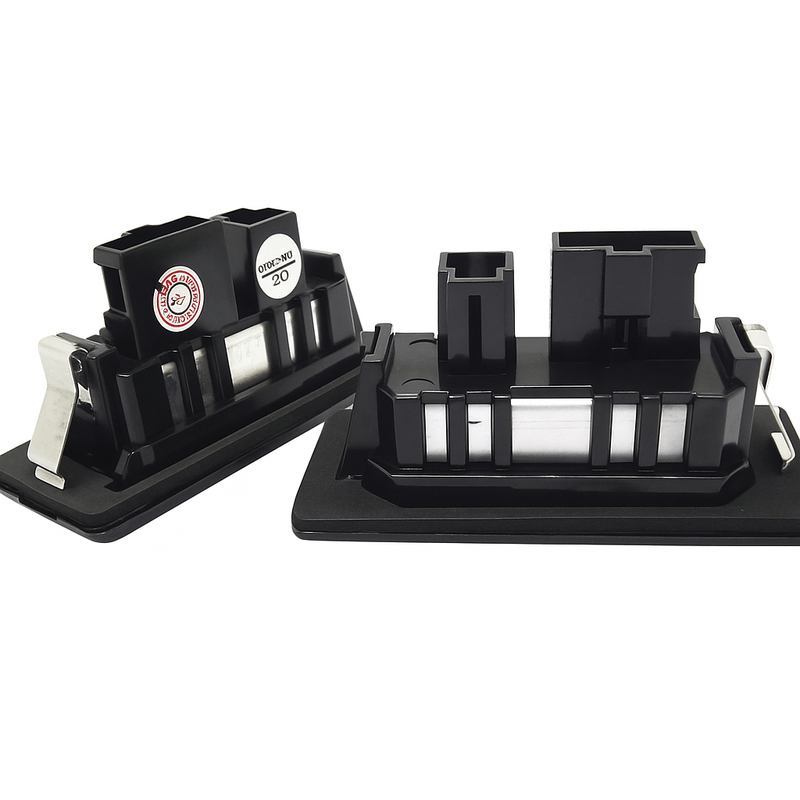 Auto si Moto - Electrice auto - Iluminare si semnalizare - Lumini ambientale - Set 2 Lampi LED Numar Inmatriculare Auto Canbus Compatibila Audi A1 A3 A4 A5 A6 A7 Q3 Q5 RS S-Line Lumina Alba - Infinity.ro