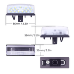 Auto si Moto - Electrice auto - Iluminare si semnalizare - Lumini ambientale - Lampi LED Numar Inmatriculare 6500K Canbus Toyota Prius RAV4 C-HR Matrix Venza Lexus CT RX NX IS Scion tC Lumina Alba - Infinity.ro