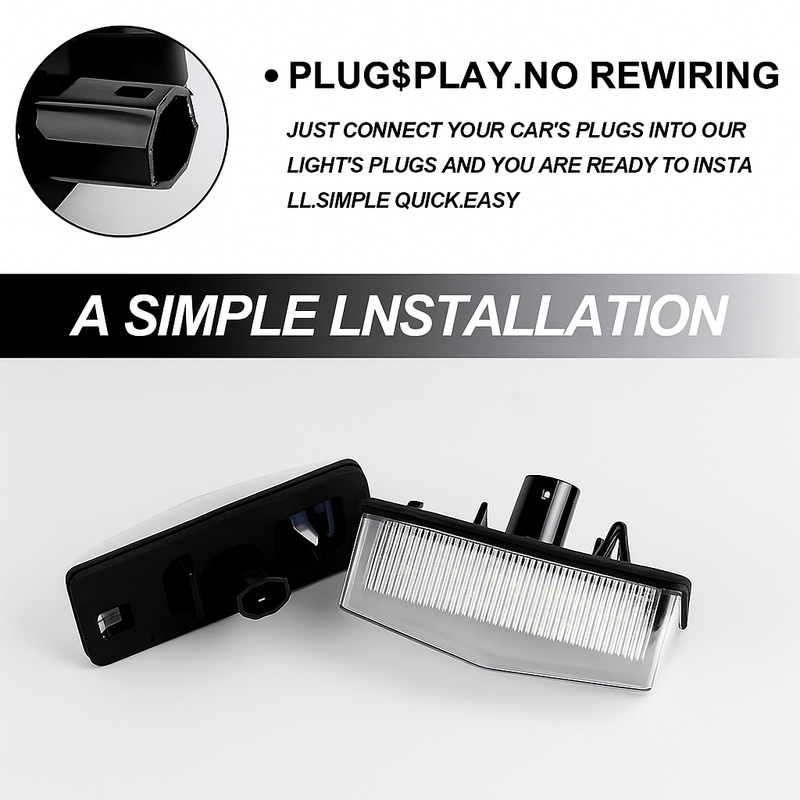 Auto si Moto - Electrice auto - Iluminare si semnalizare - Lumini ambientale - Lampi LED Numar Inmatriculare 6500K Canbus Toyota Prius RAV4 C-HR Matrix Venza Lexus CT RX NX IS Scion tC Lumina Alba - Infinity.ro