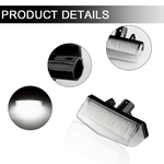 Auto si Moto - Electrice auto - Iluminare si semnalizare - Lumini ambientale - Lampi LED Numar Inmatriculare 6500K Canbus Toyota Prius RAV4 C-HR Matrix Venza Lexus CT RX NX IS Scion tC Lumina Alba - Infinity.ro