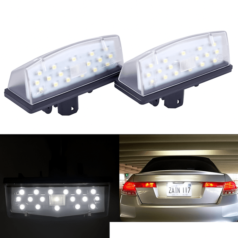 Auto si Moto - Electrice auto - Iluminare si semnalizare - Lumini ambientale - Lampi LED Numar Inmatriculare 6500K Canbus Toyota Prius RAV4 C-HR Matrix Venza Lexus CT RX NX IS Scion tC Lumina Alba - Infinity.ro