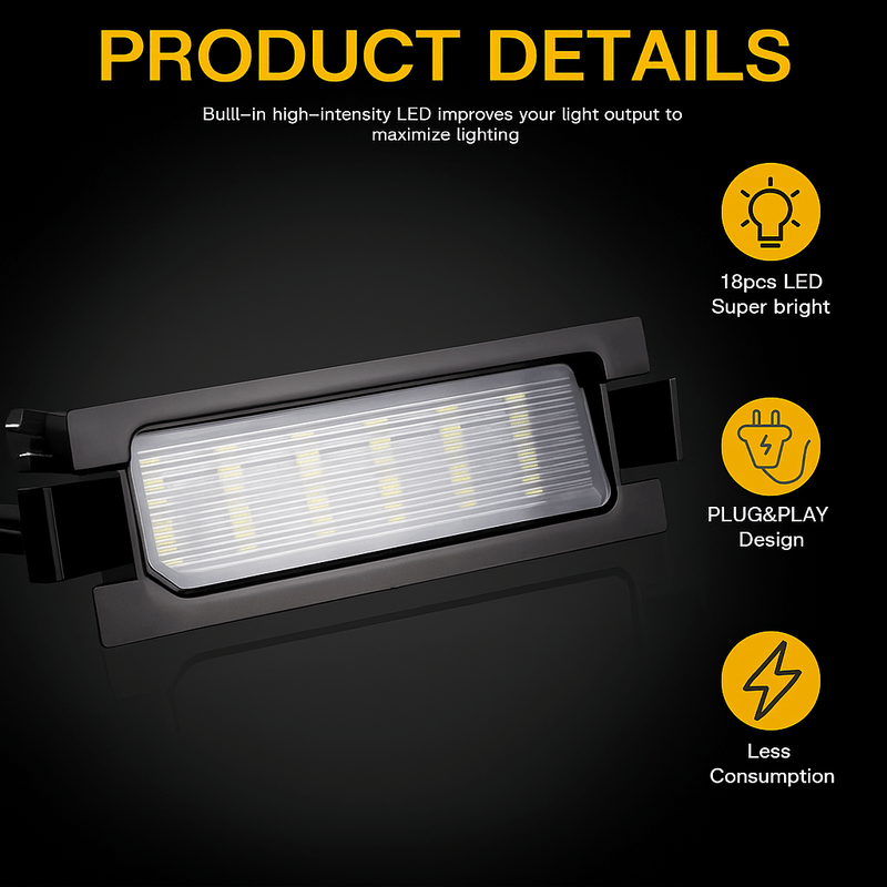 Auto si Moto - Piese auto si accesorii - Caroserie - Faruri, stopuri si proiectoare - Lampi LED Numar Inmatriculare 6000K Canbus Hyundai i30 (GD) i30 CW (GD) i30 5D Accent Elantra GT Kia PRO Ceed Kia Ceed - Infinity.ro